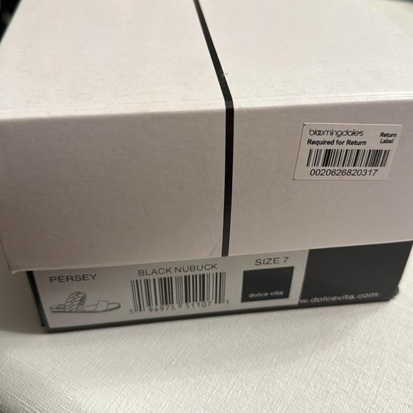 Dolce Vita Persey Black Strap Braided Sandal - Picture 2 of 8